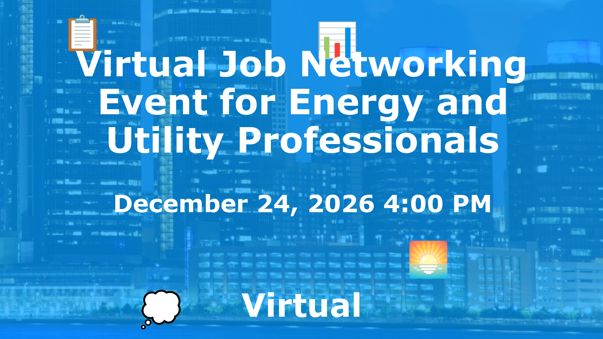 Virtual Job Networking Event for Energy and Utility Professionals event image